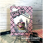 Whimsy Stamps Birthday Sketch Clear Stamps cwsd312a happy birthday