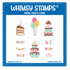 Whimsy Stamps Birthday Wish Layering Stencils wss116a