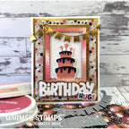 Whimsy Stamps Birthday Wish Outline Dies wsd171a birthday