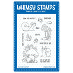 Whimsy Stamps Blame It On Snail Mail Clear Stamps cwsd390a