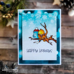 Whimsy Stamps Blurry Flurries 6 x 6 Paper Pad wsdp25 birds