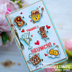 Whimsy Stamps Brunch Buddies Clear Stamps khb184a fork
