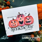 Whimsy Stamps Build a Jack-o-Lantern Clear Stamps cwsd462a have a spooktacular halloween card