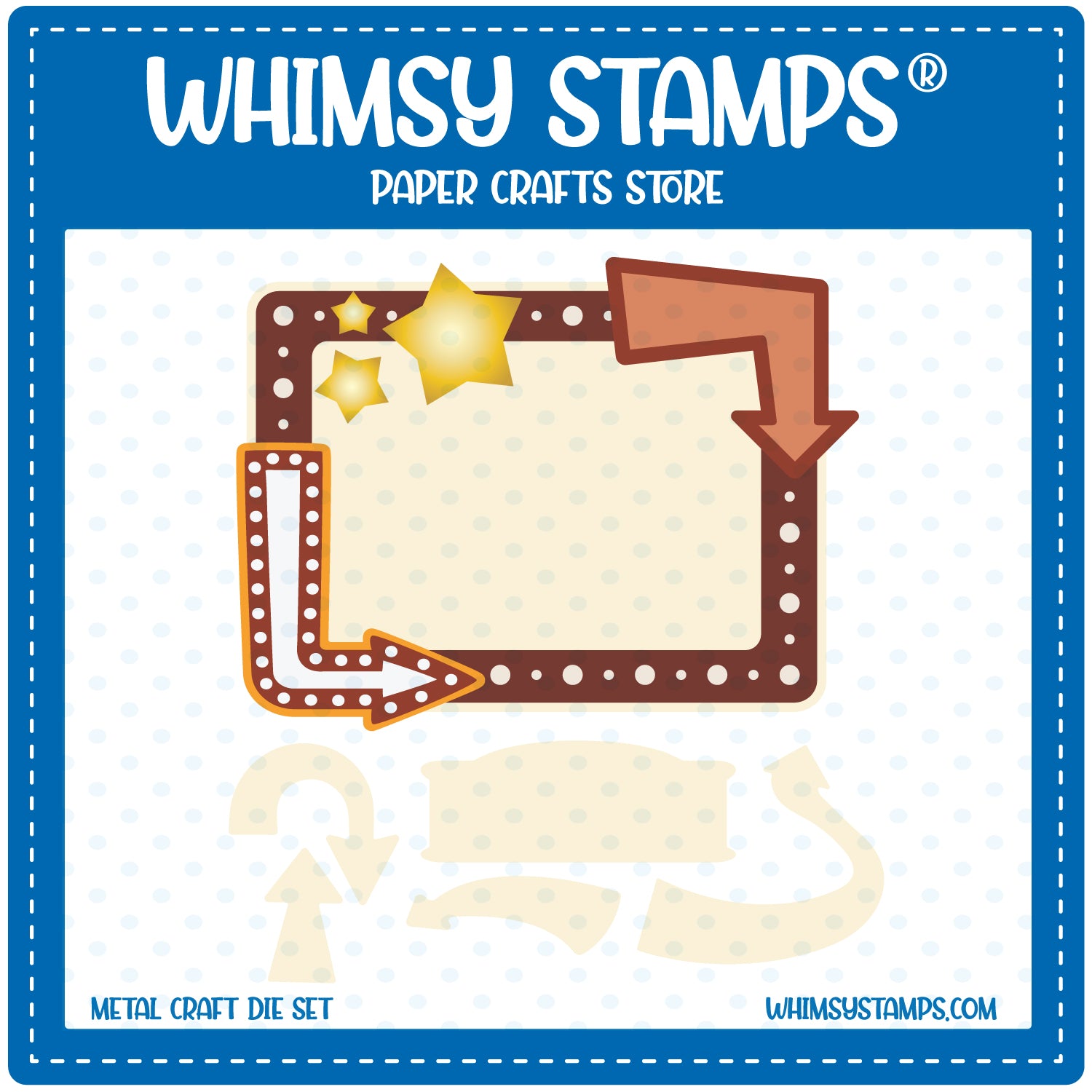 Whimsy Stamps Build a Marquee Dies wsd065