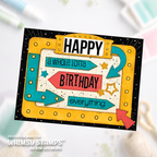 Whimsy Stamps Build a Marquee Dies wsd065 happy birthday card