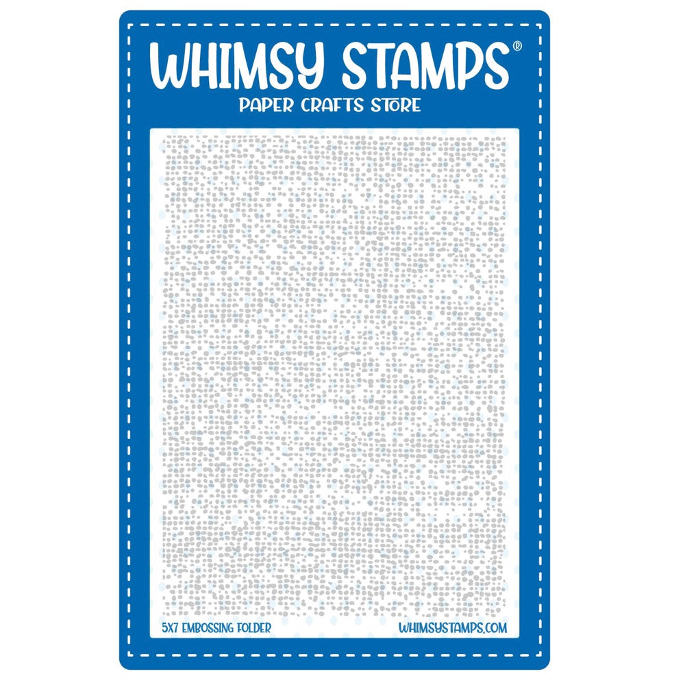 Whimsy Stamps Canvas Embossing Folder wsef10