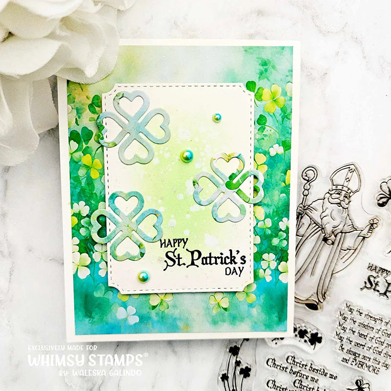 Whimsy Stamps Celtic Mix Quick Card Fronts wsqcf-24 st patricks day