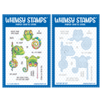 Whimsy Stamps Cloaked Blokes Clear Stamp and Die Set*