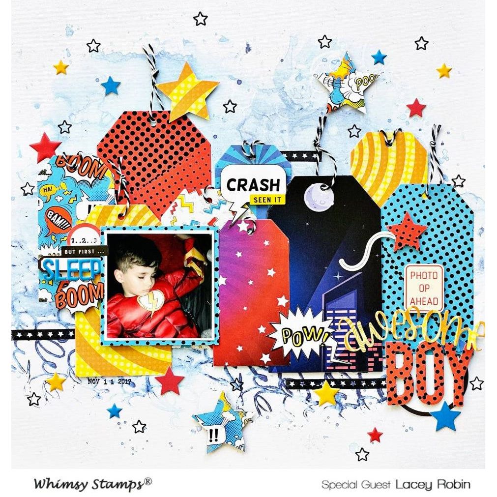 Whimsy Stamps Comic 6 x 6 Paper Pads wsdp18 stars
