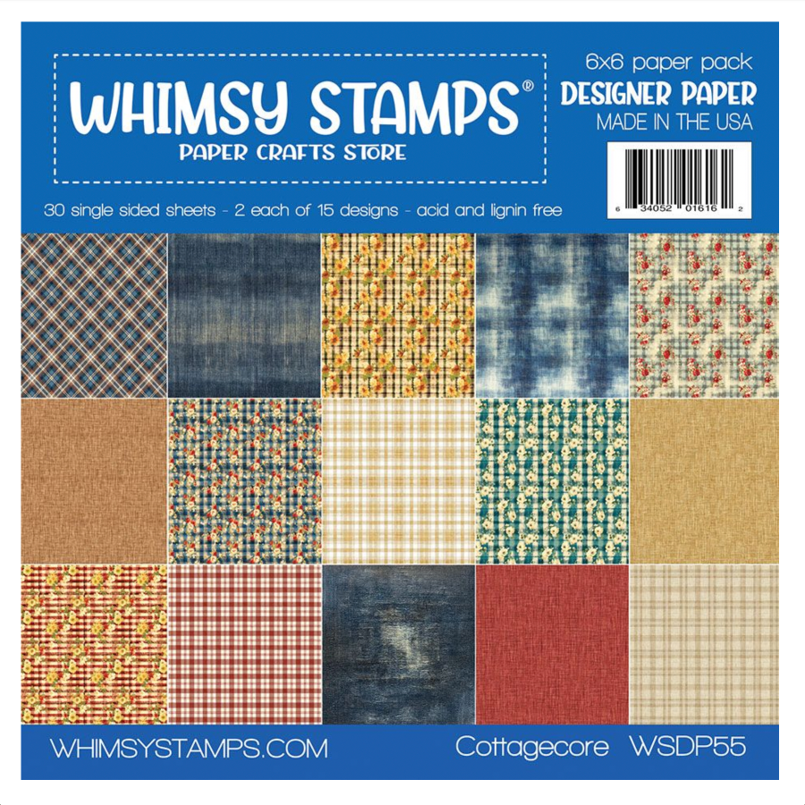 Whimsy Stamps Cottagecore 6x6 inch Paper Pack  wsdp55