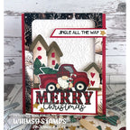 Whimsy Stamps Country Gnome Rub Ons wsro-02 buffalo check
