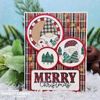 Whimsy Stamps Country Gnome Rub Ons wsro-02 merry christmas