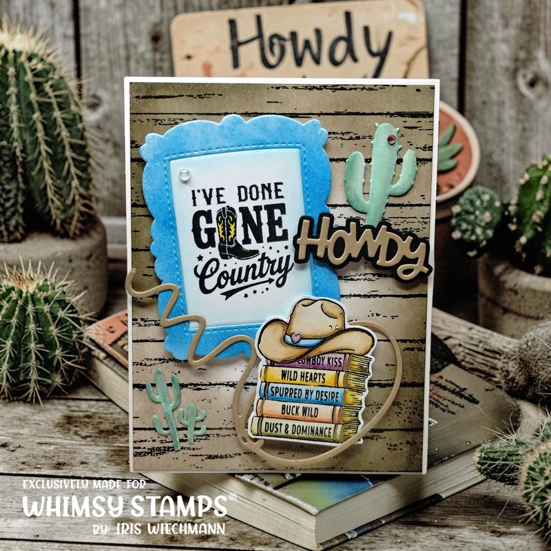 Whimsy Stamps Cowboy Obsession Clear Stamps cwsd303a howdy