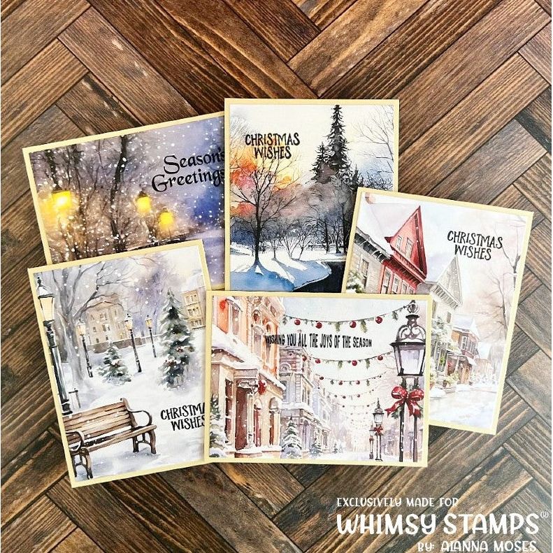 Whimsy Stamps Dickens 6x6 inch Paper Pack wsdp46 christmas