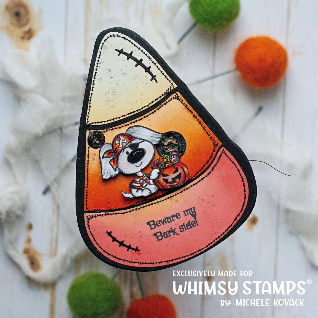 Whimsy Stamps Doggies Halloween Clear Stamps c1262a