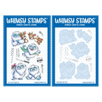 Whimsy Stamps Don't Peek Yeti Clear Stamp and Die Set