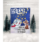 Whimsy Stamps Don't Peek Yeti Clear Stamp and Die Set birthday