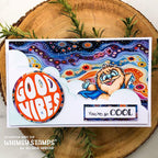 Whimsy Stamps Don't Peek Yeti Clear Stamp and Die Set cool