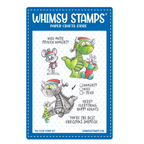 Whimsy Stamps Dudley and Friend Christmas Clear Stamps dp1078a