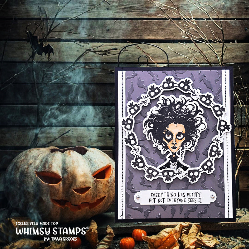 Whimsy Stamps Edward Clear Stamp and Die Set three