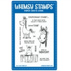 Whimsy Stamps Emotionally Stable Clear Stamps cwsd345a 1