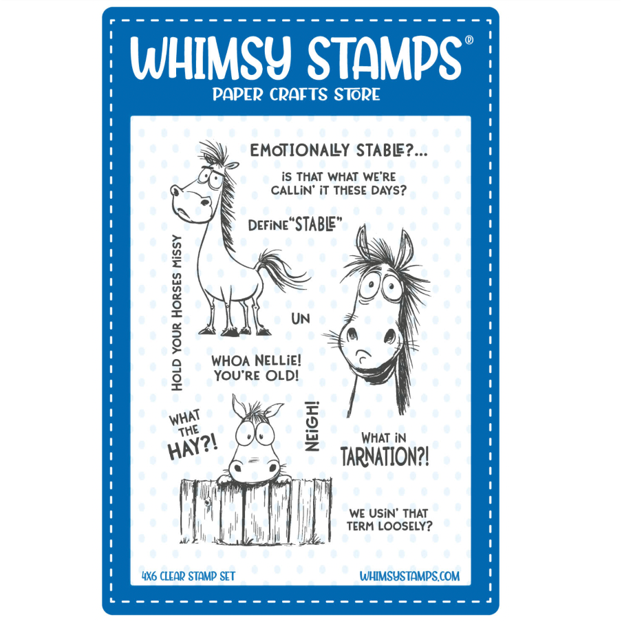 Whimsy Stamps Emotionally Stable Clear Stamps cwsd345a 1