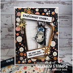 Whimsy Stamps Emotionally Stable Clear Stamps cwsd345a polka dots