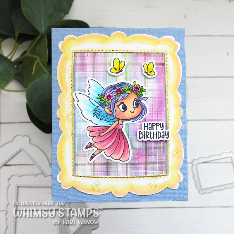 Whimsy Stamps Fairy Special Outline Dies wsd268a butterflies
