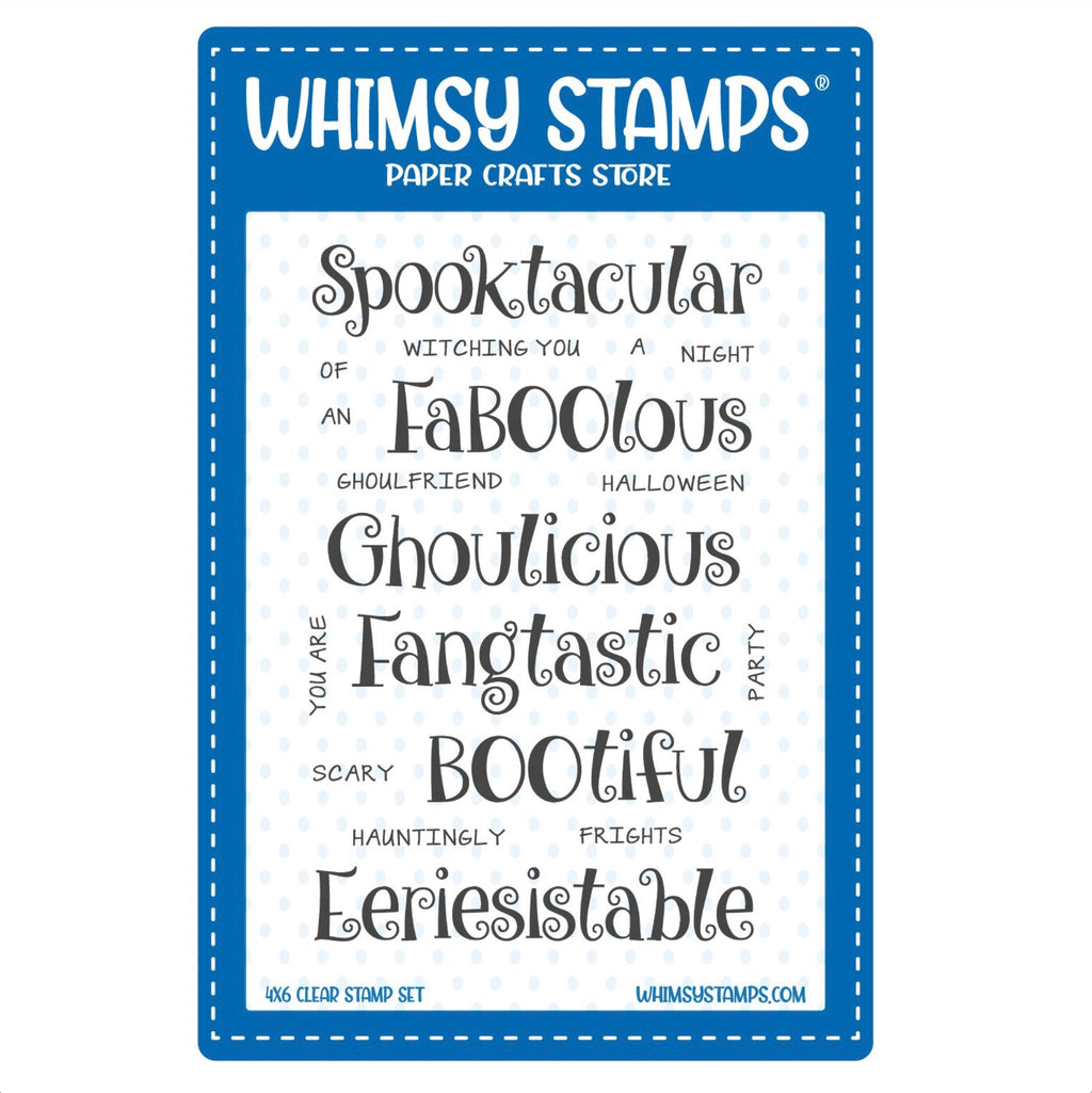 Whimsy Stamps Fangtastic Clear Stamp and Die Set product image 1