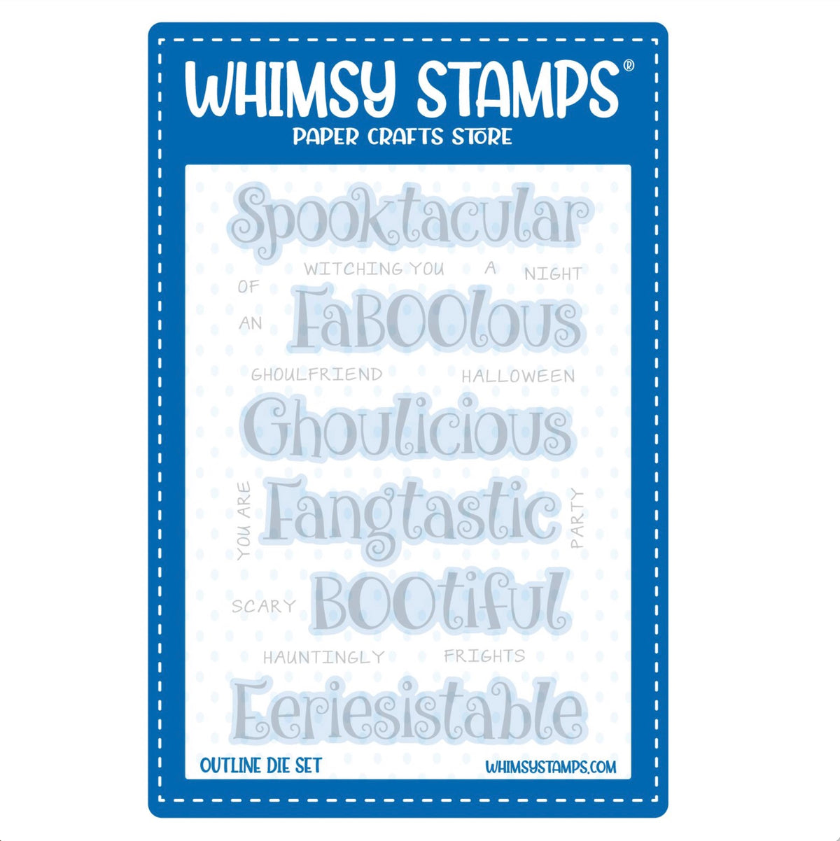 Whimsy Stamps Fangtastic Clear Stamp and Die Set product image 2