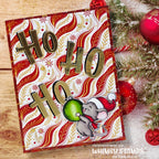 Whimsy Stamps Festive Flow 6x6 inch Paper Pack wsdp60 ho ho ho mouse with ornament card