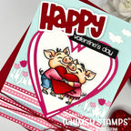 Whimsy Stamps Field of Butterflies Dies wsd141a pigs holding a heart | color-code:ALT01