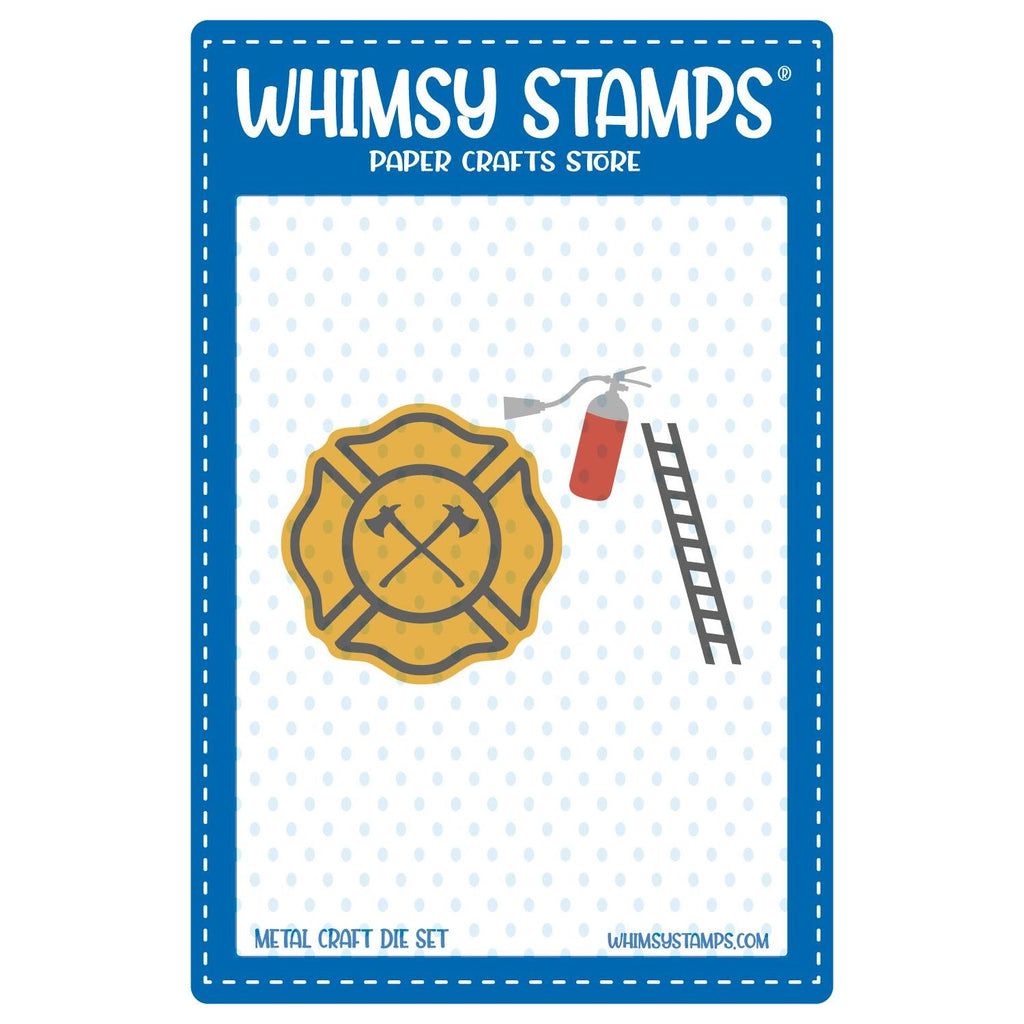 Whimsy Stamps Firefighter Accessories Dies wsd011