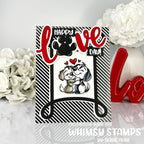 Whimsy Stamps Furry Friends Clear Stamps khb144a cute dogs | color-code:ALT03
