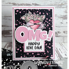 Whimsy Stamps Furry Friends Clear Stamps khb144a little pigs