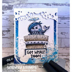 Whimsy Stamps Get Well Hugs Clear Stamps khb156a get well soon