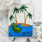 Whimsy Stamps Get Well Hugs Clear Stamps khb156a turtle