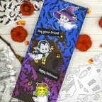 Whimsy Stamps Ghost Party Clear Stamps c1210a halloween