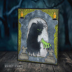 Whimsy Stamps Ghoul Guy Die wsd064 gargoyles card