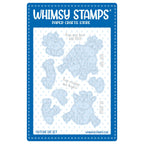 Whimsy Stamps Giraffes, Oh Hello Outline Dies wsd018