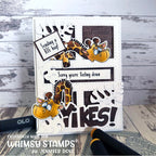 Whimsy Stamps Giraffes Thinking of You Clear Stamps dp1043a big hug