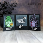 Whimsy Stamps GnomeOween Clear Stamp and Die Set bats