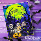 Whimsy Stamps Gothic Glow 6x6 inch Paper Pack wsdp22a eyes