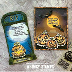 Whimsy Stamps Grumpin Punkins Outline Dies wsd218 bats