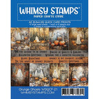 Whimsy Stamps Grunge Ghosts Quick Card Fronts wsqcf-21
