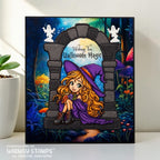Whimsy Stamps Halloween Enchantment Clear Stamps c1319a halloween magic card
