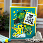 Whimsy Stamps Halloween Inks 6x6 inch Paper Pack wsdp53 dragon