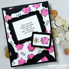 Whimsy Stamps Handmade Signatures 1 Clear Stamps cwsd410a piggy banks