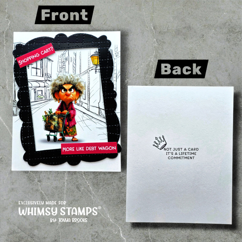 Whimsy Stamps Handmade Signatures 1 Clear Stamps cwsd410a shopping cart