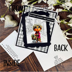 Whimsy Stamps Handmade Signatures 2 Clear Stamps cwsd414a black stripes